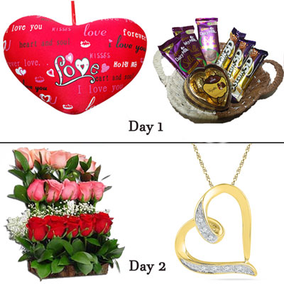 "U Mean A Lot (Multi day Hamper ) - Click here to View more details about this Product